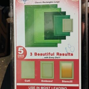 Classic Rectangles Large Die Set - Green